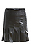 Pleated Faux Leather Mini Skirt Thumb 1