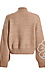 Flower Embroidery Mock Neck Sweater Thumb 2