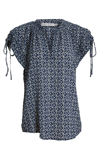Bishop+Young Ruched Sleeve Blouse Slide 1