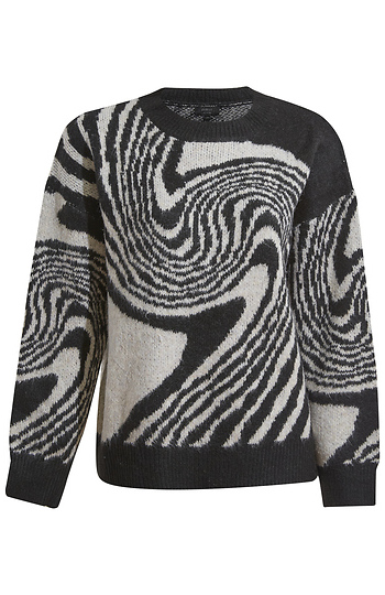 Swirl Print Pullover Slide 1