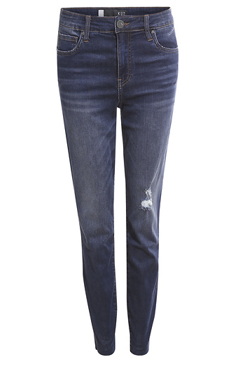 KUT from the Kloth High Rise Ankle Denim Slide 1
