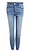KUT from the Kloth High Rise Pant with Raw Hem Denim Thumb 1
