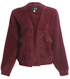 Kut from the Kloth Fuzzy Open Front Jacket