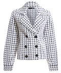 KUT from the Kloth Double Breasted Houndstooth Coat