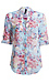 KUT from the Kloth Button Front Long Sleeve Sheer Blouse Thumb 1