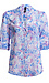 KUT from the Kloth Button Front Long Sleeve Sheer Blouse Thumb 1