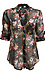 KUT from the Kloth Button Front Long Sleeve Sheer Blouse Thumb 1