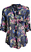 KUT from the Kloth Button Front Long Sleeve Sheer Blouse Thumb 1