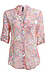 KUT from the Kloth Button Front Long Sleeve Sheer Blouse Thumb 1