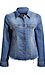Liverpool Jean Jacket with Fray Hem Thumb 1
