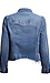 Liverpool Jean Jacket with Fray Hem Thumb 2