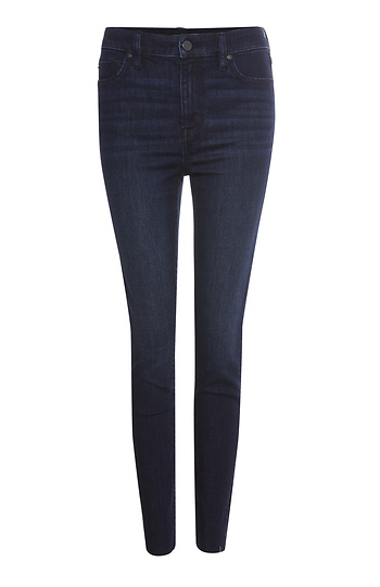 Liverpool High Rise Denim with Raw Hem Slide 1
