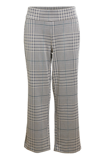 Liverpool Plaid Wide Leg Pant Slide 1