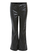 Liverpool Faux Leather Crop Flare Pants