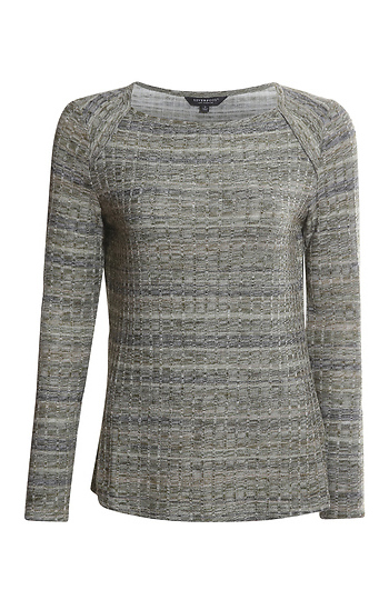 Liverpool Long Sleeve Boatneck Top Slide 1