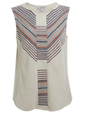 Liverpool Sleeveless Patterned Popover