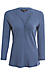 Liverpool 3/4 Rib Knit Button Up Top Thumb 1