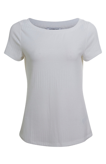 Liverpool Ribbed Crew Neck Short Sleeve Shirt Slide 1