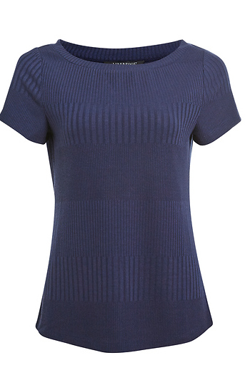 Liverpool Ribbed Crew Neck Short Sleeve Shirt Slide 1