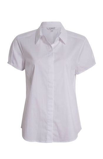 Liverpool Short Sleeve Button Front Slide 1