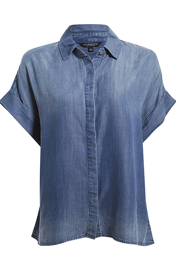 Liverpool Hidden Button Front Shirt Slide 1