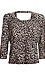 Liverpool Open Back Animal Print Top Thumb 1