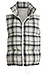 Plaid Pattern Padded Vest Thumb 1