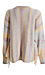 Multicolor Stripe Fringe Sweater Top Thumb 2