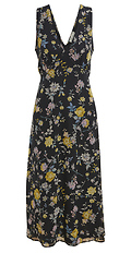 Printed Sleeveless Midi Dress