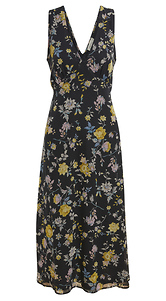 Printed Sleeveless Midi Dress Slide 1