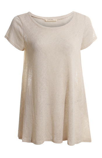 Loose Short Sleeve Knit Top Slide 1