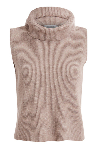 Sleeveless Turtleneck Sweater Slide 1