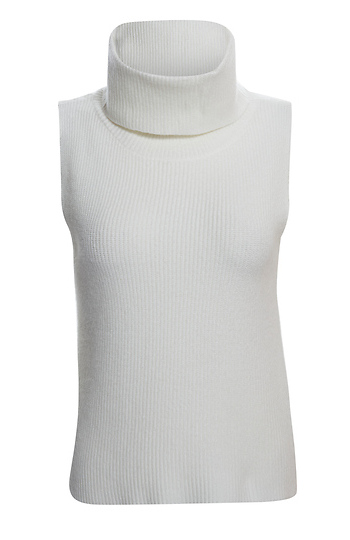 Sleeveless Turtleneck Sweater Slide 1