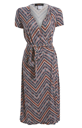 Surplice Midi Dress Slide 1