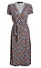 Surplice Midi Dress Thumb 1