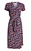 Surplice Dress with Side Waist Tie Thumb 1