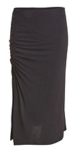 Veronica M Shirred Side Midi Skirt