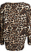 Dolman Sleeve Animal Print Top Thumb 2