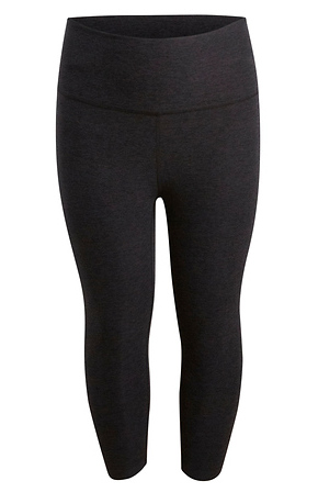 Beyond Yoga Spacedye Capri Legging in Black 1X - 3X