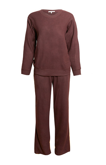 Crew Knit Sweater+Straight Leg Pant Matching Set Slide 1