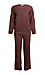 Crew Knit Sweater+Straight Leg Pant Matching Set Thumb 1
