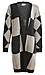 Color Block Long Cardigan Thumb 1