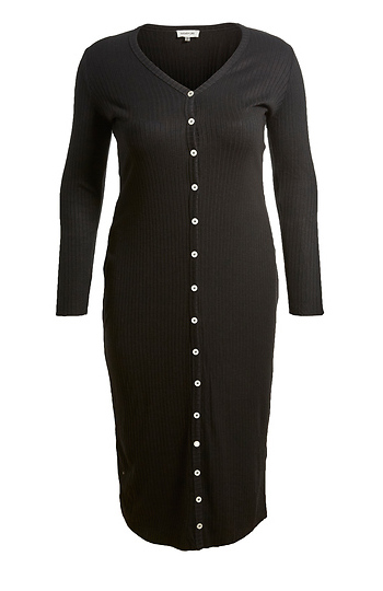 Button Front Midi Dress Slide 1