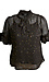 Split Neck Star Print Blouse Thumb 1