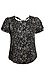 Back Tie Printed Top Thumb 1