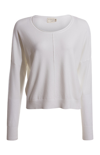 Long Sleeve Rolled Neckline Top Slide 1