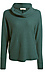 Cowl Neck Brushed Waffle Knit Top Thumb 1