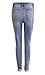High Rise Crop W/ Exposed Button Fly Denim Thumb 2