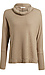 Cowl Neck Brushed Long Sleeve Top Thumb 1