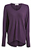 Scoop Neck Loose Long Sleeve Top Thumb 1